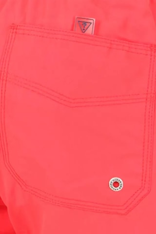 Short de bain - Rouge et blanc