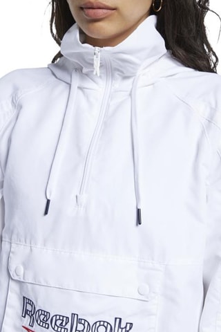 Coupe-vent à capuche Classics - Blanc