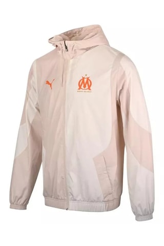 Veste de survêtement Olympique de Marseille Rose pâle
