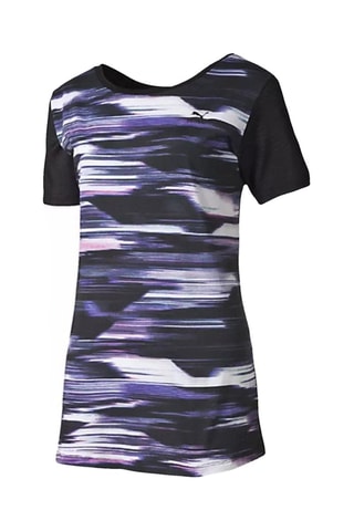 T-shirt Blurred - Noir