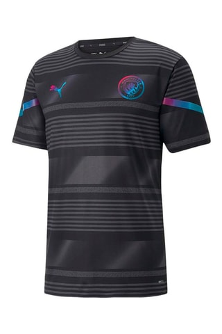 T-shirt Manchester City Prematch 
Noir