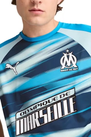 T-shirt Olympique de Marseille - Bleu et noir