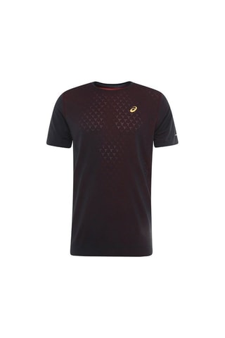 T-shirt Gel Cool SS Noir et bordeaux