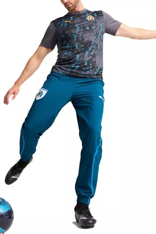 Maillot de football prématch Olympique de Marseille - Gris et bleu