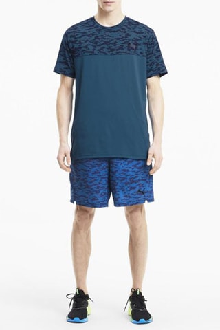 T-shirt FD PDW AOP VENT Bleu marine et noir