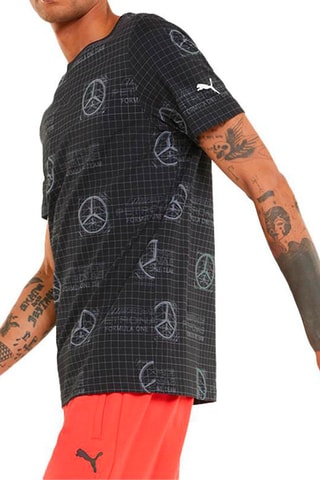 T-shirt FD Mercedes F1 AOP - 
Noir