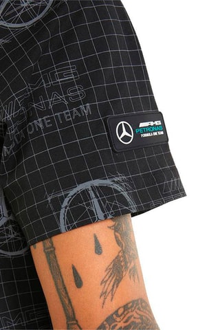 T-shirt FD Mercedes F1 AOP - 
Noir