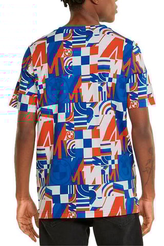 T-shirt BMW MMS AOP - 
Bleu et rouge