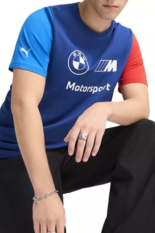 T-shirt BMW Motorsport LOGO - Bleu marine et rouge