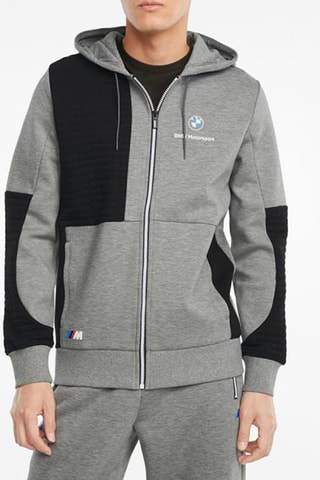 Sweat à capuche BMW Motorsport - Gris et noir