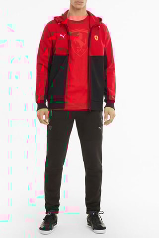 Sweat à capuche Scuderia Ferrari Race - Rouge et noir