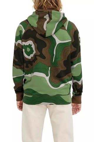 Sweat à capuche Terrance Hoodie Topo - Vert et kaki