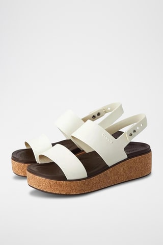 Sandales compensées - Blanc - Crocs