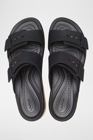 Mules compensées - Noir - Crocs