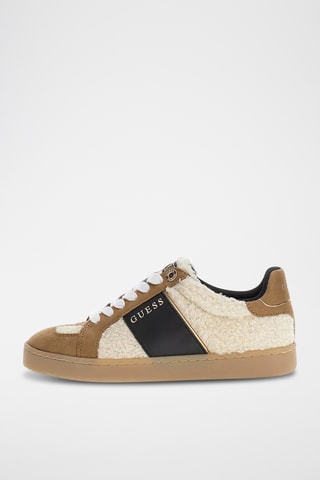 Baskets en cuir - Camel - Guess