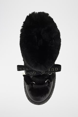 Bottines fourrées en nubuck - Noir - Guess