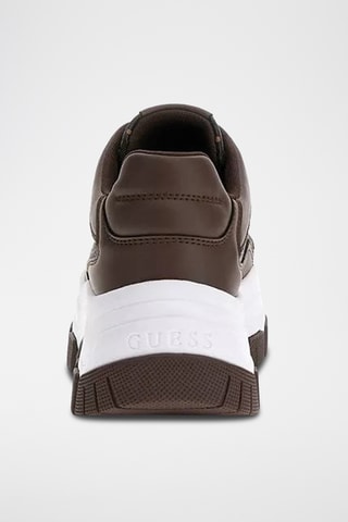 Baskets en cuir - Marron - Guess