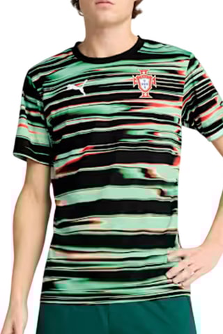 Maillot d’entrainement Fédération de Football Portugaise - Vert clair et noir - Puma