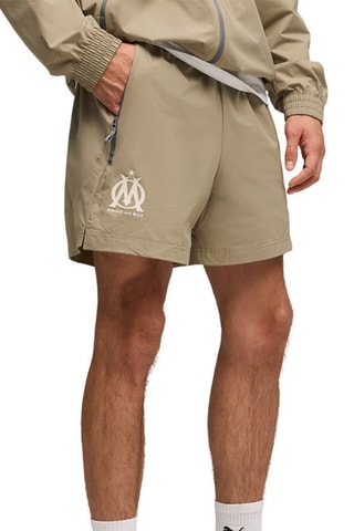 Short de football Olympique de Marseille - Beige - Puma