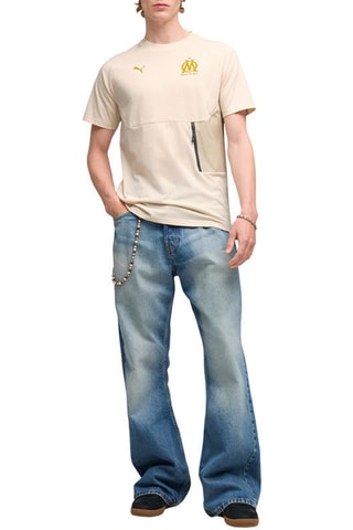 T-shirt Olympique de Marseille 2025/2026 - Beige - Puma