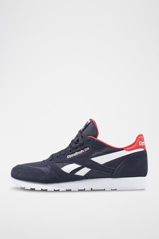 Baskets en nubuck - Bleu marine et rouge - Reebok