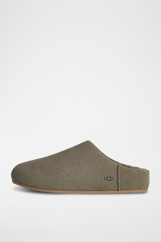 Mules fourrées en nubuck - Kaki - UGG