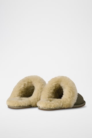 Mules fourrées en nubuck - Kaki - UGG
