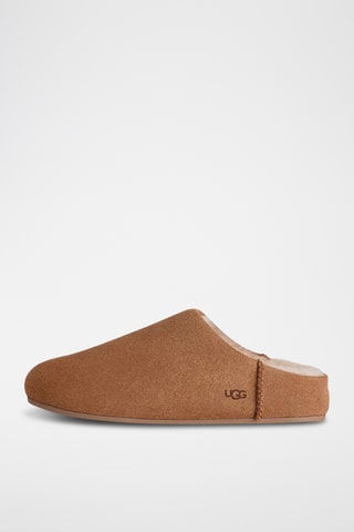 Mules fourrées en nubuck - Maron foncé - UGG
