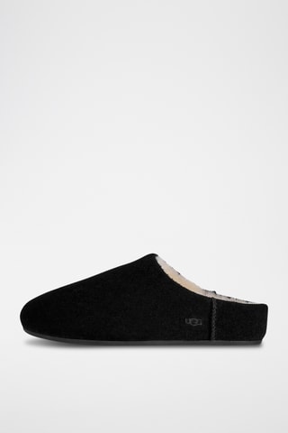 Mules fourrées en nubuck - Noir - UGG