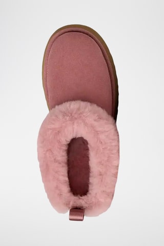 Mules fourrées plateformes en nubuck - Rose - UGG