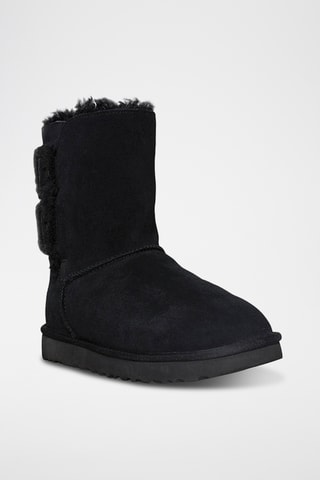 Bottines fourrées en cuir de mouton - Noir - UGG