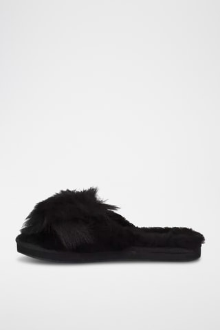 Mules fourrées en nubuck - Noir - UGG