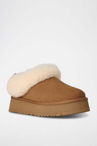 Pantoufles fourrées de randonnée en nubuck - Marron clair - UGG