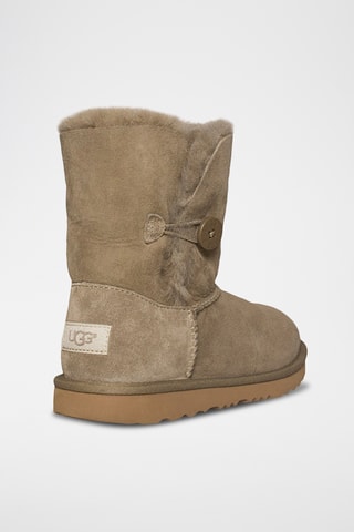 Bottines fourrées en cuir de mouton - Taupe - UCG