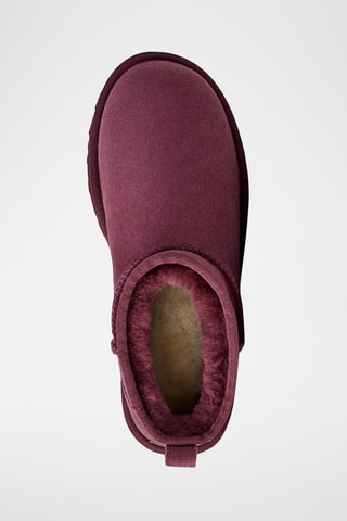 Bottines fourrées de randonnée en nubuck - Bordeaux - UGG