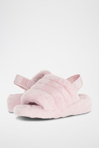 Sandales fourrées en cuir - Rose - UGG