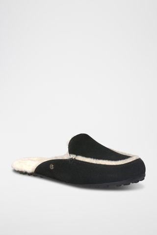 Mules fourrées en cuir - Noir - UGG