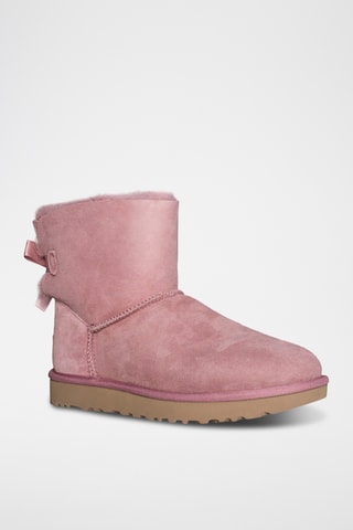 Bottines fourrées en cuir - Rose - UGG