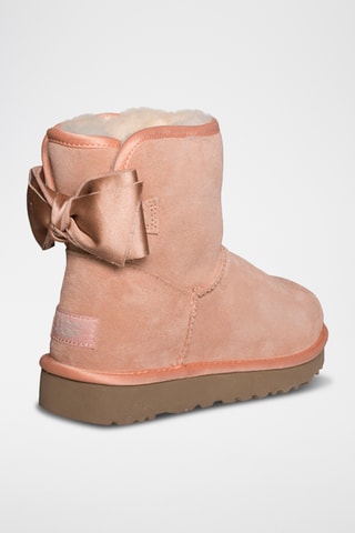 Bottines fourrées en cuir - Saumon - UGG