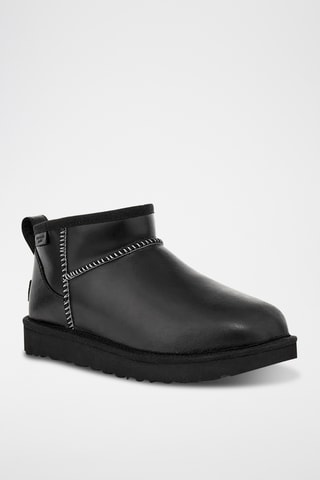 Bottines fourrées de randonnée en cuir - Noir - UGG