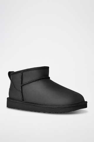 Bottines fourrées en cuir - Noir - UGG