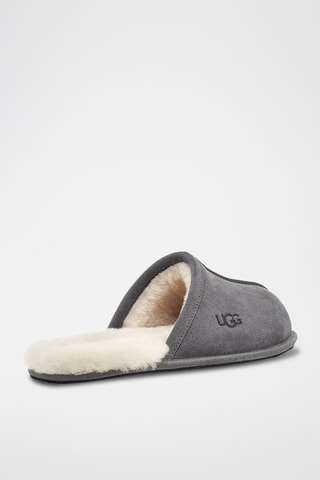 Pantoufles fourrées en nubuck - Gris foncé - UGG