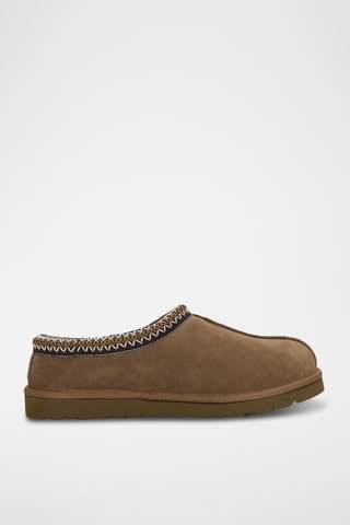 Pantoufles fourrées en nubuck - Marron - UGG
