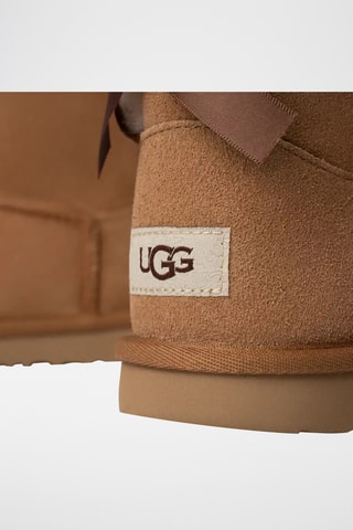 Bottines fourrées en cuir de mouton nubuck - Marron - UGG
