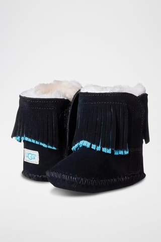 Bottines fourrées en nubuck - Noir - UGG