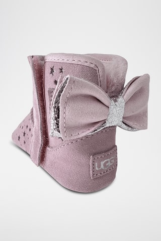 Chaussons fourrés en cuir - Rose - UGG