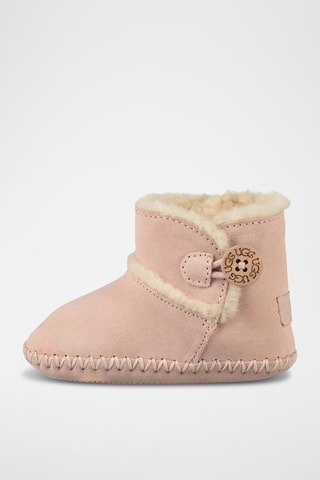 Chaussons fourrés en nubuck - Rose - UGG