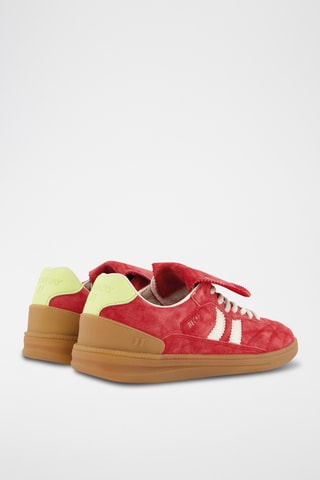 Sapatilhas em nobuck Beck - Vermelho