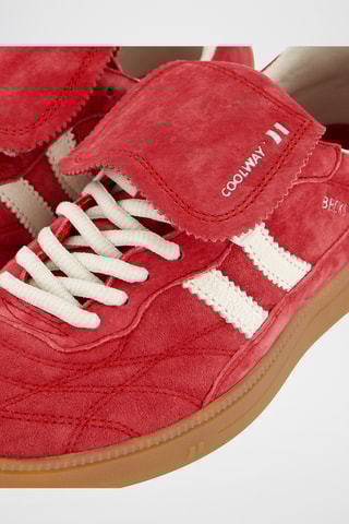 Sapatilhas em nobuck Beck - Vermelho