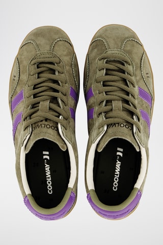 Sapatilhas em nobuck Kizuna - Caqui